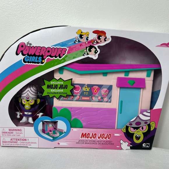 Powerpuff girls figurine player set bundle lot Birthday Party favors Prizes - Picture 2 of 7